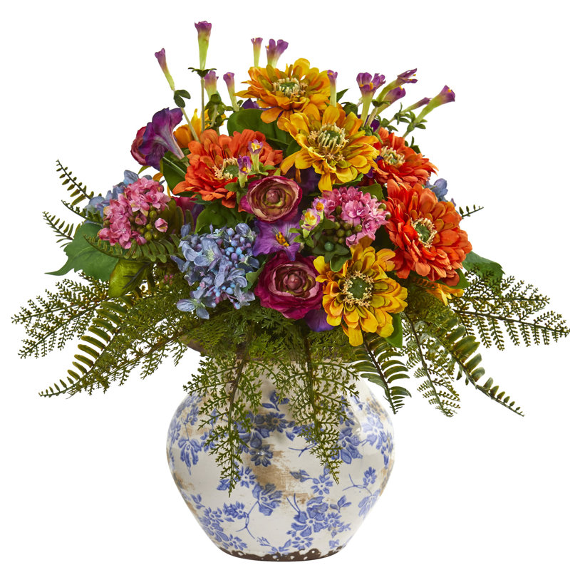 Mixed Arrangement in Vase