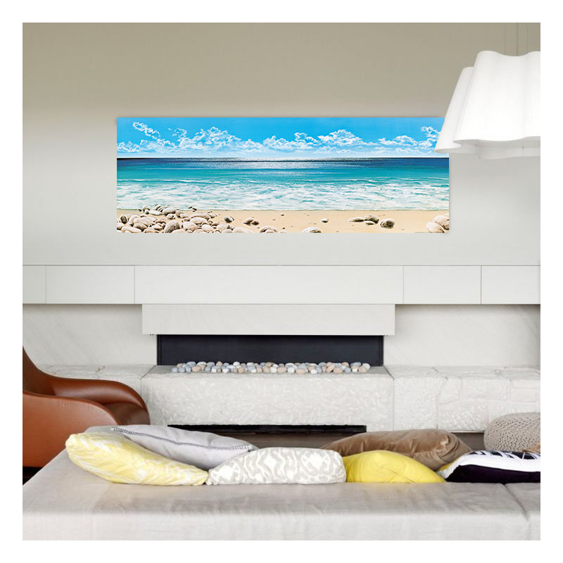 Orizzonte Infinito by Panizza - No Frame Rectangle Print on Wood