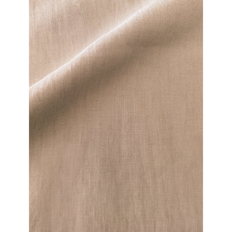 Housse de coussin en lin beige doux 14 x 20 Camel, Camel Beige