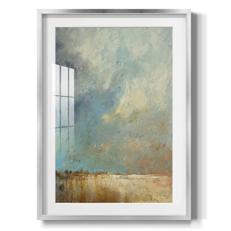 «Take A Seat II», impression sur papier, Papier avec cadre argenté, Blanc, Oui