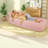 Adjustable Corduroy Sofa Beds, Pink Foldable Design For Bedroom And Living Room