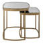 Eddica Glass Nesting End Table