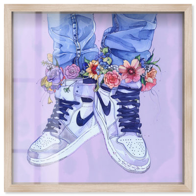 Art floral lilas