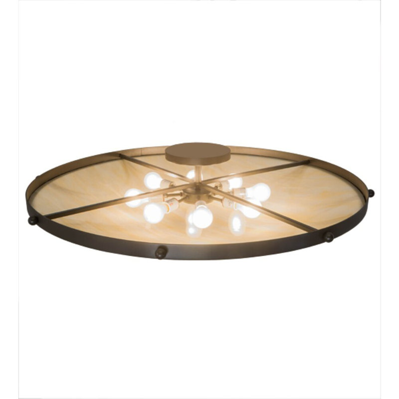 Carousel 8 - Light Semi Flush Mount