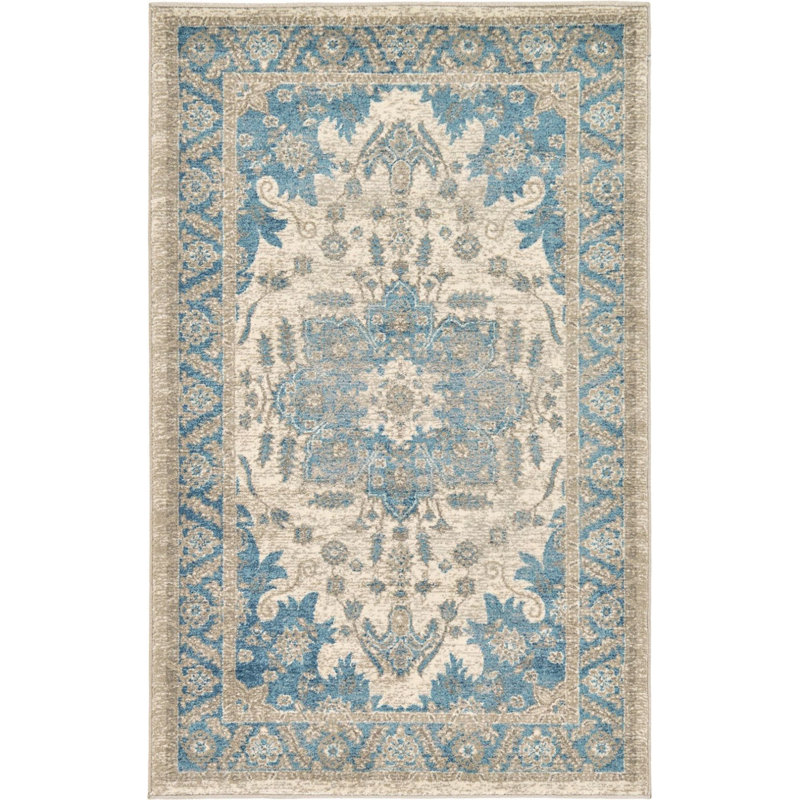 Linz Oriental Indoor Rug, Rectangle 3'3" x 5'3"
