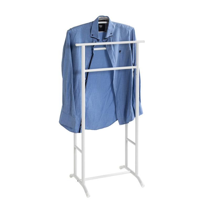 Metal Freestanding Coat Rack, White