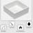 15X15   Ceramic Square Vessel Bathroom Sink