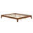 Solid Dry Bamboo Wood Platform Bed Frame, With Wood Slat Support-2005066898