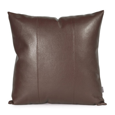 Coussin décoratif en similicuir