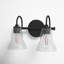 2 Light Transparent Vanity Light-498537521