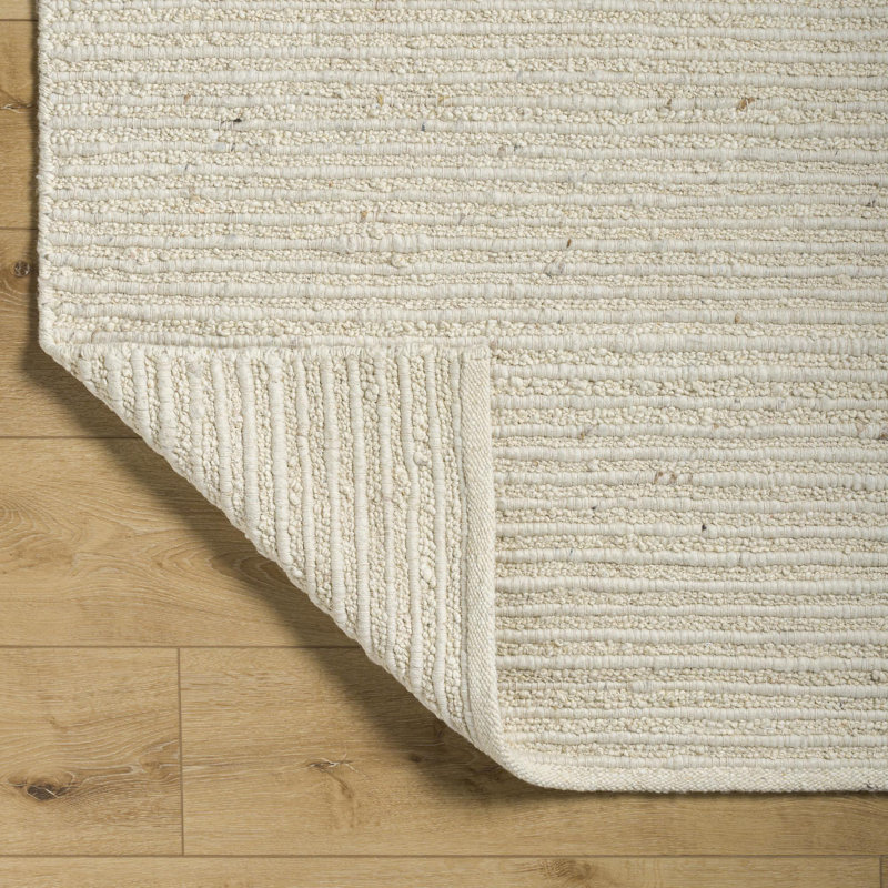 Miramar Wool Area Rug in Beige, Rectangle 12' x 15'