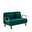 Convertible Chair Bed, Tri-Fold Sofa With Adjustable Backrest & Pillow, Comfortable Sleeper For Home & Office-1224509582-1224509583