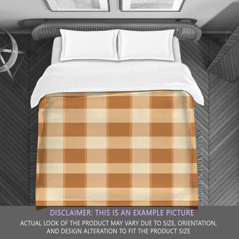 Polyester Plaid Comforter, King Comforter