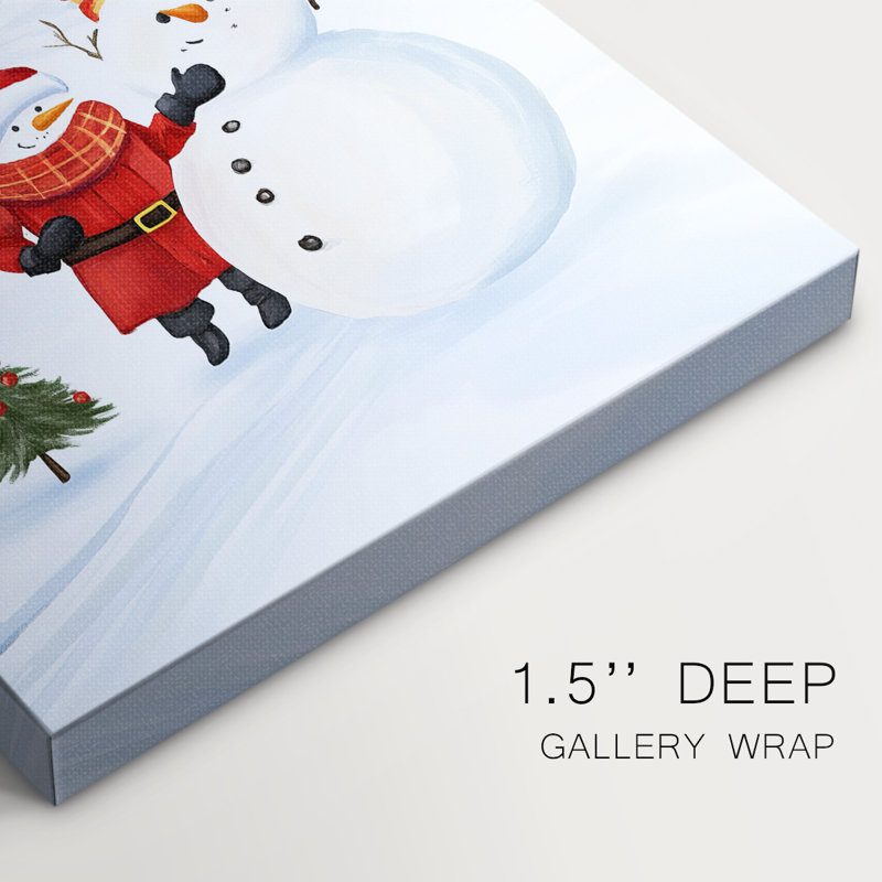 Art des Fêtes de Noël - Toile tendue avec châssis CCCCIXIX, H 18 po x l 12 po