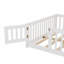 Lit sur pied avec garde-corps et porte pour enfants-258017920-258017922