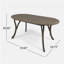 Table de salle à manger en bois d'acacia 70 "-539613262