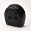 Quartz movement / Crystal Alarm Tabletop Clock in Black
