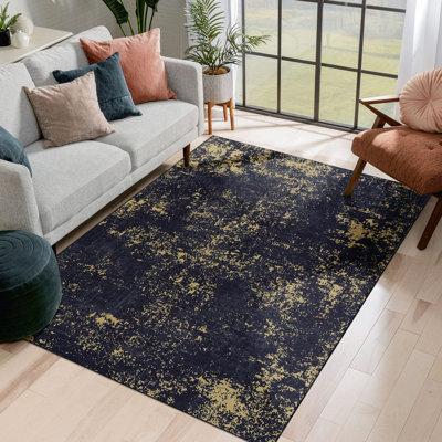 Rayon / Viscose Striped Rug
