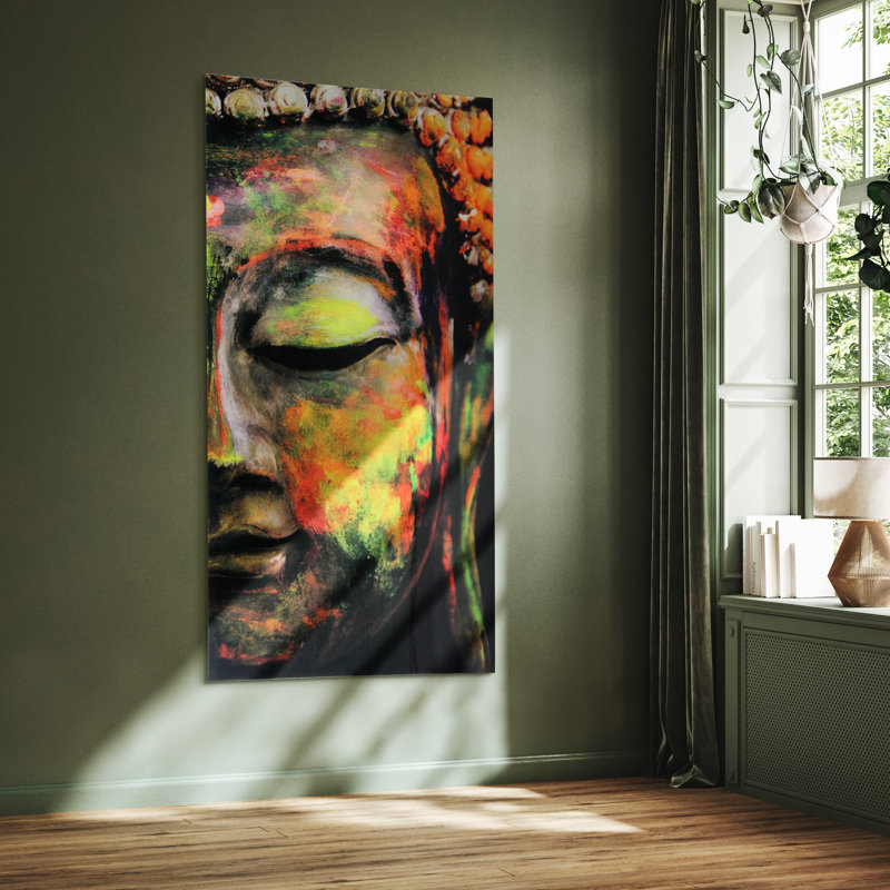 Bouddha - impression sans cadre sur verre