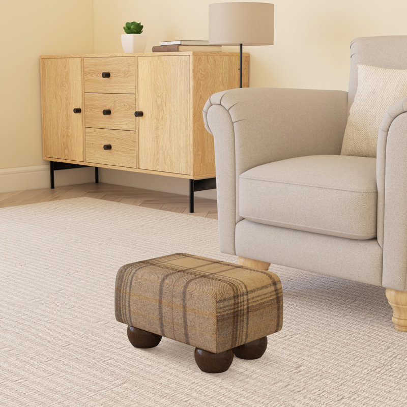 Manufactured Wood Accent Stool, Mahogany