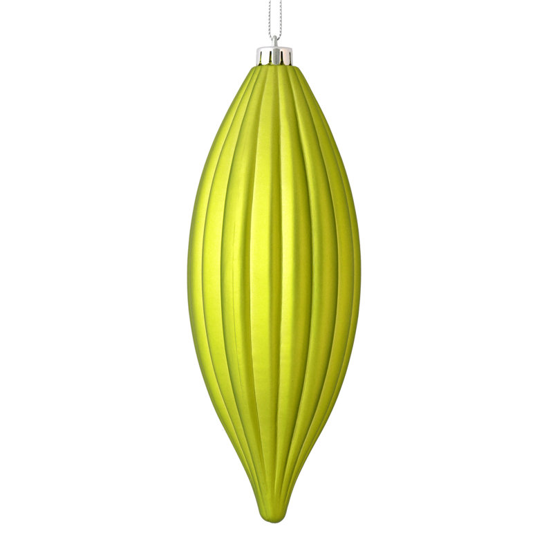 Ornement en forme de fleuron 8 po nLine, Lime mat