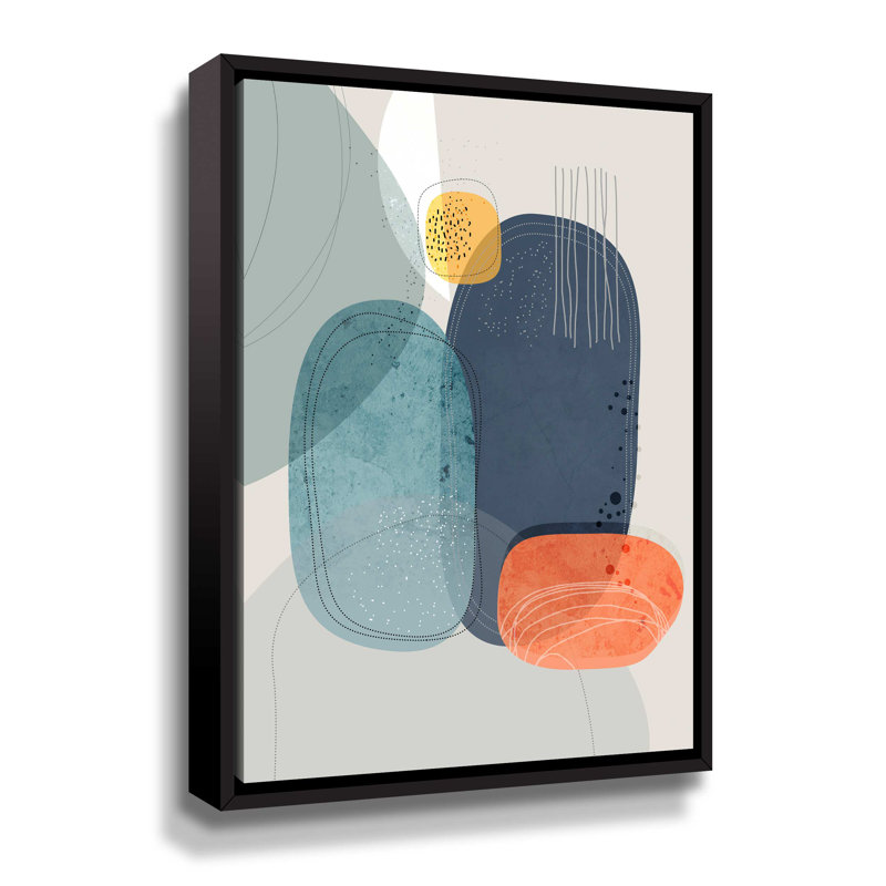 Parois rocheuses - Impression sur toile, H 24 po x l 18 po x P 2 po, Cadre noir