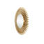 Plume Round Brass, Engineered Wood Mirror