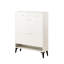 Rangement pour chaussures de couloir avec rangement cubique - armoire fonctionnelle blanche