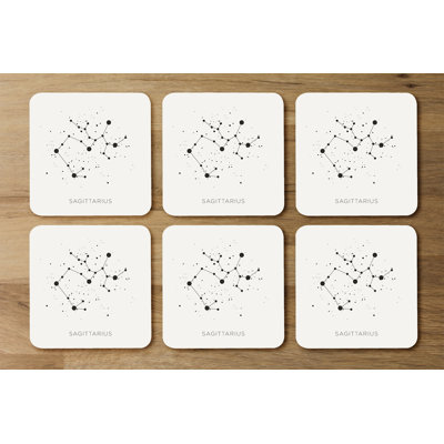 Square 6 Piece Coaster Set