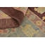 Tapis de zone en laine beige/bleu 10 pi 10 po x 13 pi 5 po one-of-kind-noué la main Mehdi