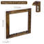 2 Piece Farmhouse Wood Plate Display Rack Wall Décor Set