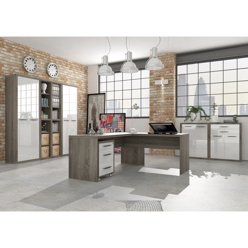 Disegno L-Shape Executive Desk, 74.5cm H x 139cm W x 80cm D