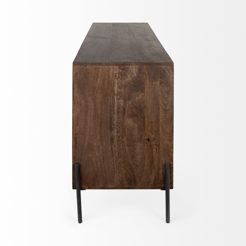 Nelda 71.5'' W Solid Wood Sideboard