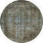 Tapis gris foncé en laine Power Loom-728358940