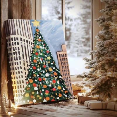Couronne de crépuscule d'hiver pâle - Toile tendue avec châssis de qualité supérieure