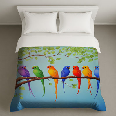 Housse de couette Parrots Bedding Animals Bohemian