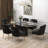 Elian Velvet Upholstered Dining Chair-348772747-373358540