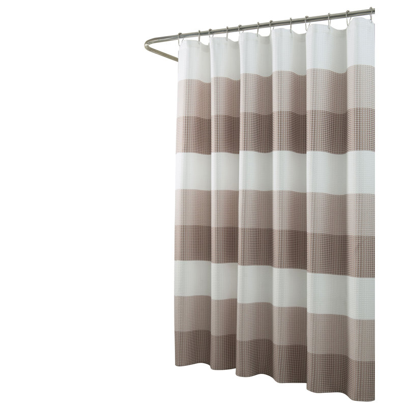 Rideau de douche simple, Taupe
