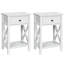 Table de bout avec tablette et table de bout Herlef-756737305