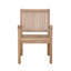 Bulwell Outdoor Teak Dining Armchair