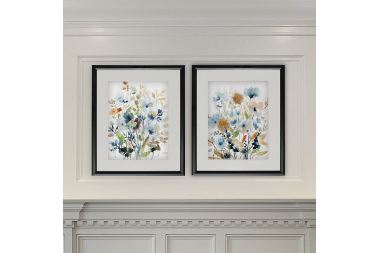 'Holland Spring Mix' - 2 Piece Picture Frame Painting Print Set on Paper