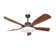 52 In. 5 Blades Smart Indoor Ceiling Fan With 3-colors Led Dimmable Light And Dc Reversible And App/remote Control