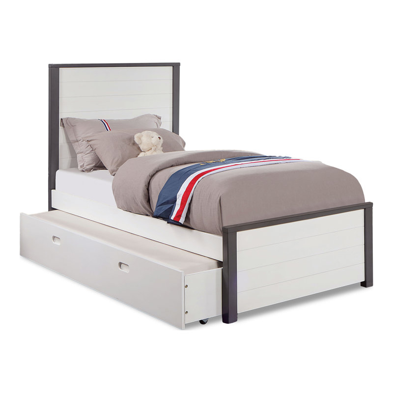 Ensemble de chambre à coucher avec lit gigogne 5 pièces Kaid, Lit double