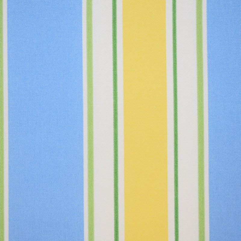 Housse et insert de coussin décoratif extérieur Gladding, Blue/Yellow Striped