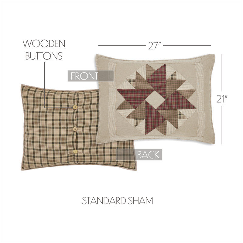 Cider Mill 100% Cotton Pillow Sham, Standard