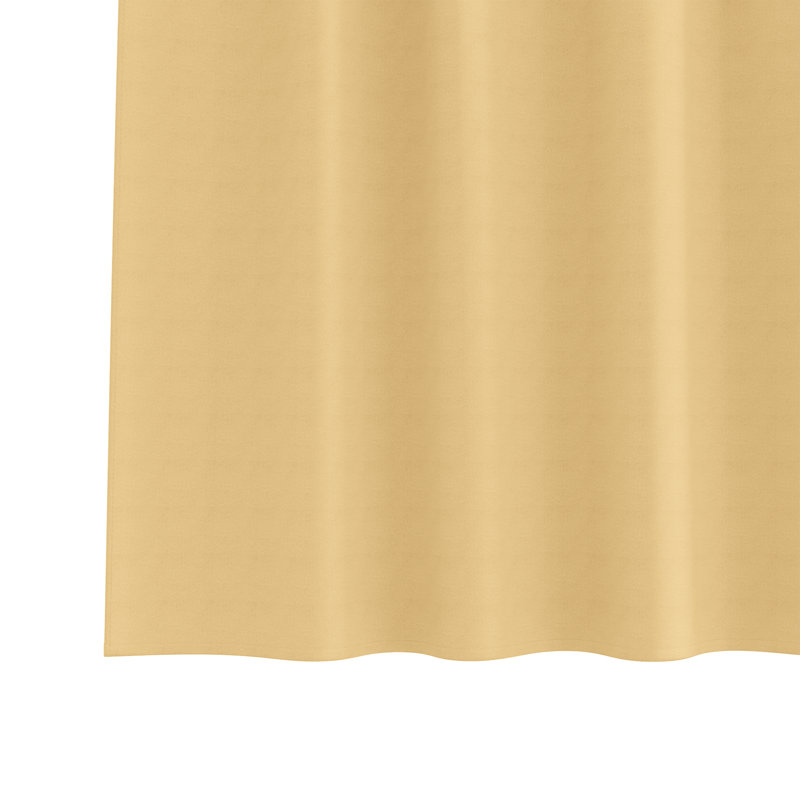 Curtains With Curtains 2 Pcs Polyester, Beige, 140cm Width x 260cm Drop