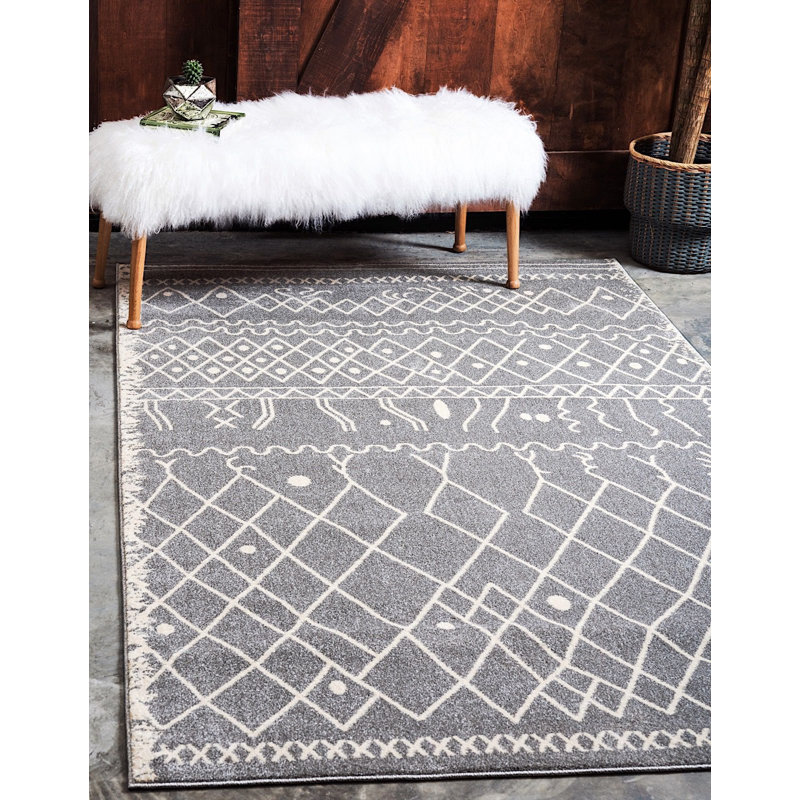 Globe Geometric Indoor Rug, Rectangle 9' x 12'