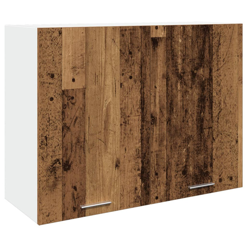 Rufaro Hanging Cabinet Lyon 80x31x60 cm Engineered Wood, Old Wood