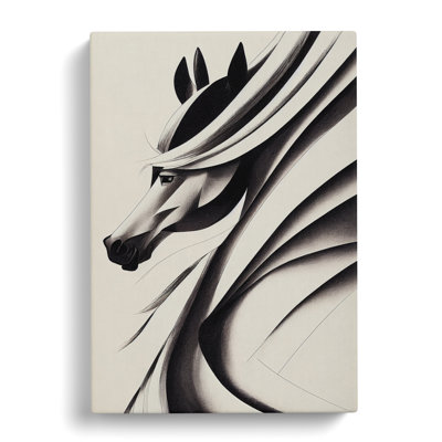 Artful Horse - Wrapped Canvas