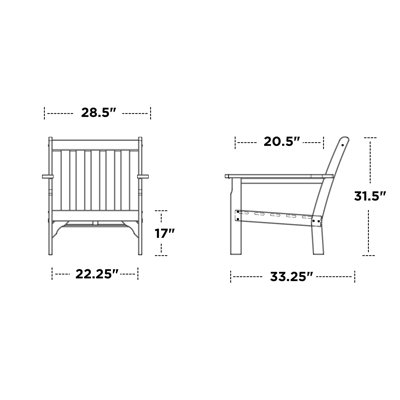 Lakeside Vineyard Deep Seating Chair